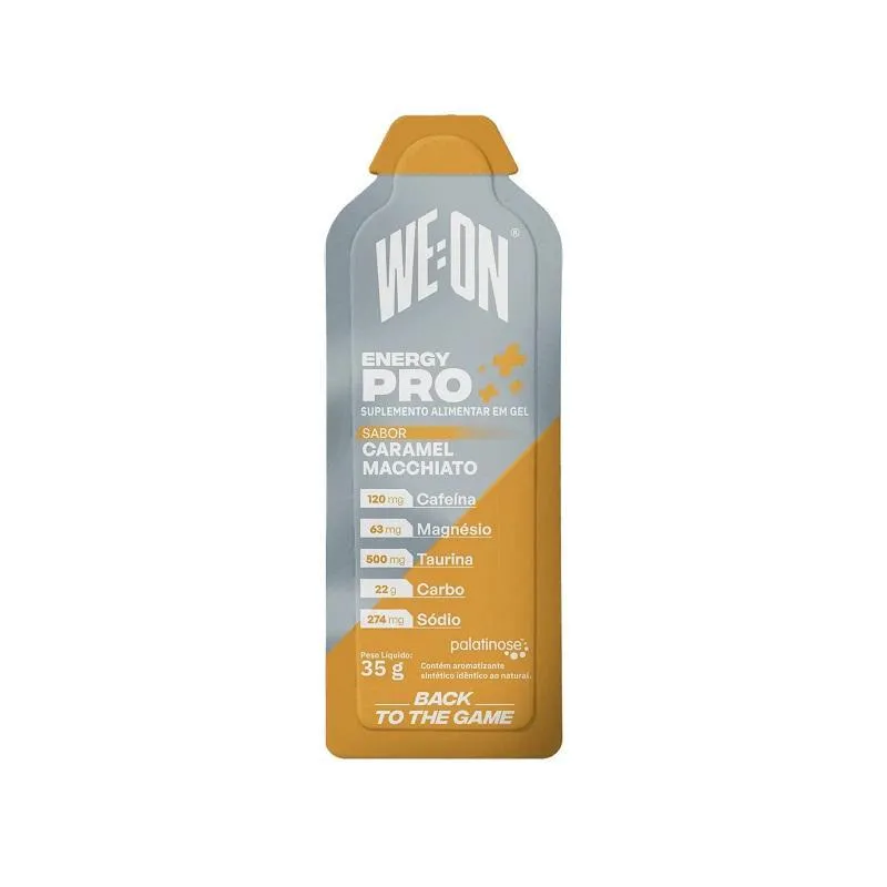 Energy Pro Gel We:on Caixa 10 Sachês Caramel Macchiato