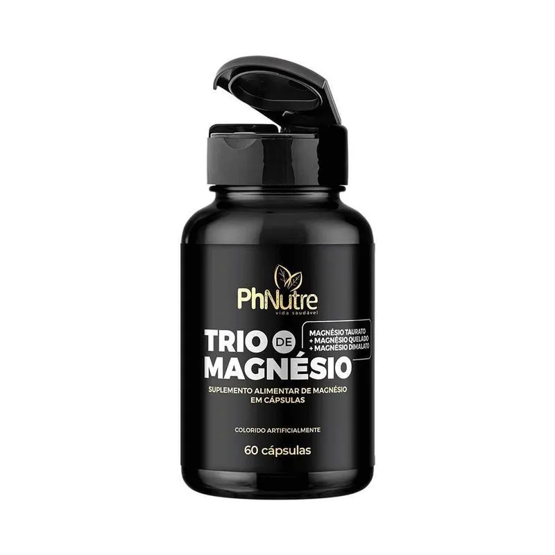 Trio Magnésio PHNutre 60 Cápsulas
