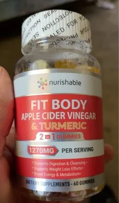 Fit body apple cider vinegar & turmeric