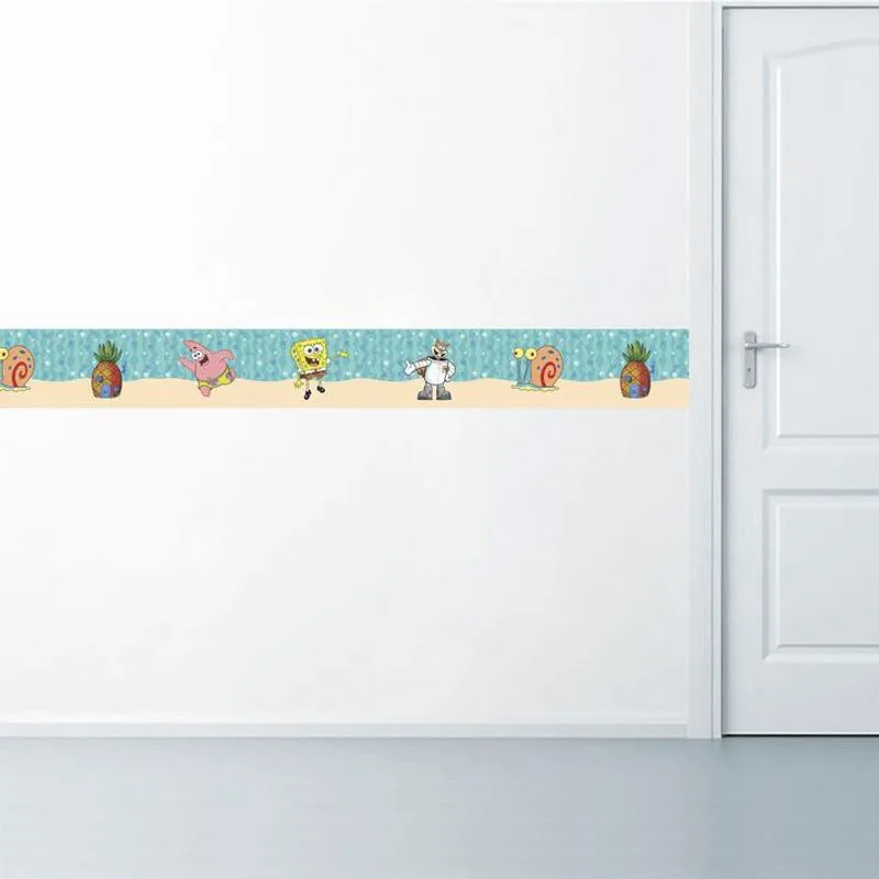Faixa Decorativa Infantil Quarto Criança Bob Esponja Fx080