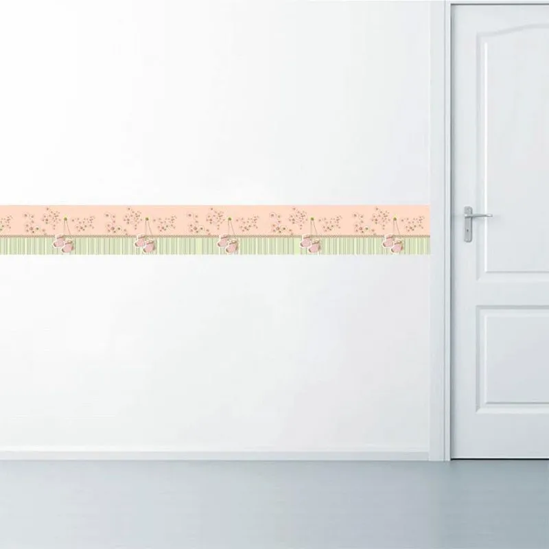 Faixa De Parede Decorativa Quarto Menina Bebê Fx160
