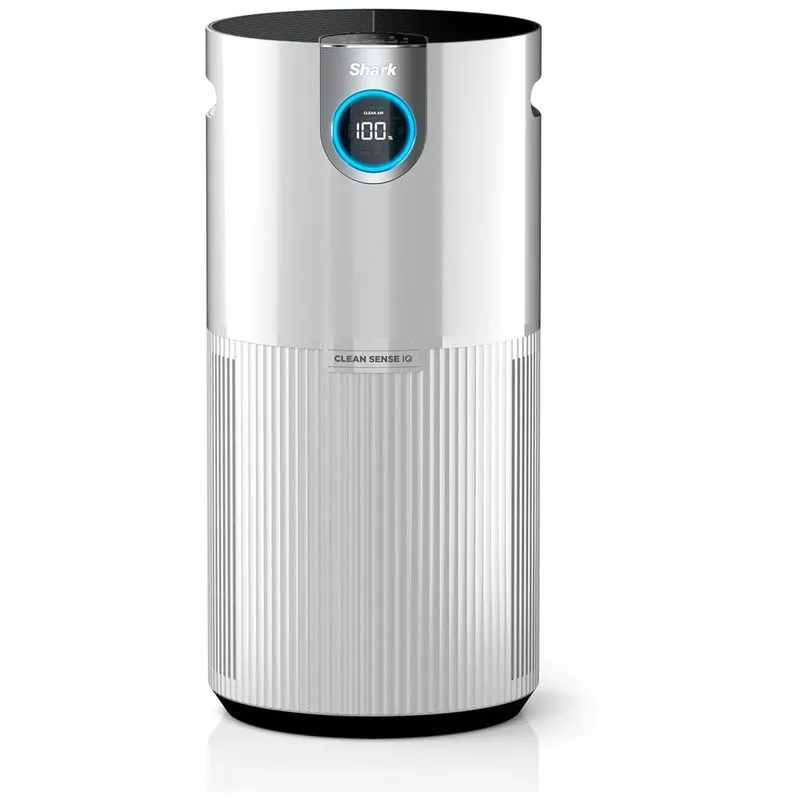 Purificador De Ar Para Ambientes Até 92m² Com Tecnologia Clean Sense, Ultras Silencioso, 4 Velocidades E Visor Led, 110v 36w, Shark Hp201, Branco