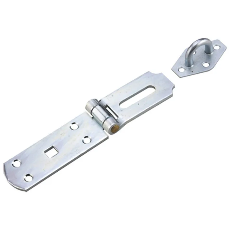 Onward Fixed Staple Hasps - Steel - Zinc - 9-in L