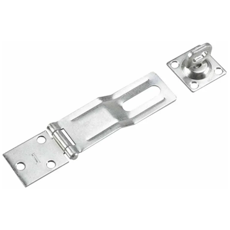 Onward Swivel Staple Safety Hasp - Steel - Zinc Finish - 5 49/64-in L x 1 1/2-in W