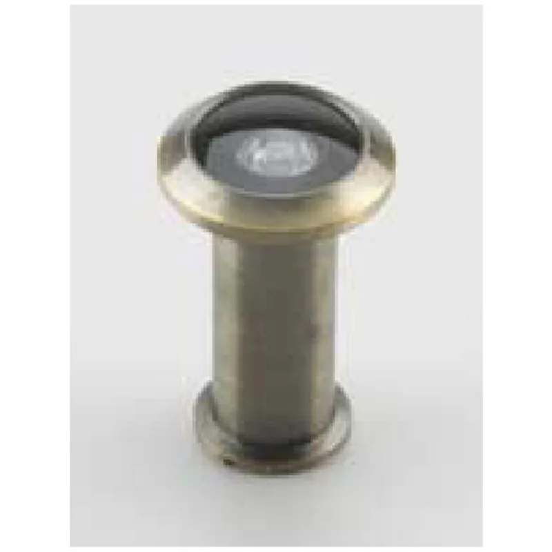 Onward 200° Wide Angle Door Viewer - 3/16-in dia x 1 3/4-in L - Antique Brass - for Wood and Metal