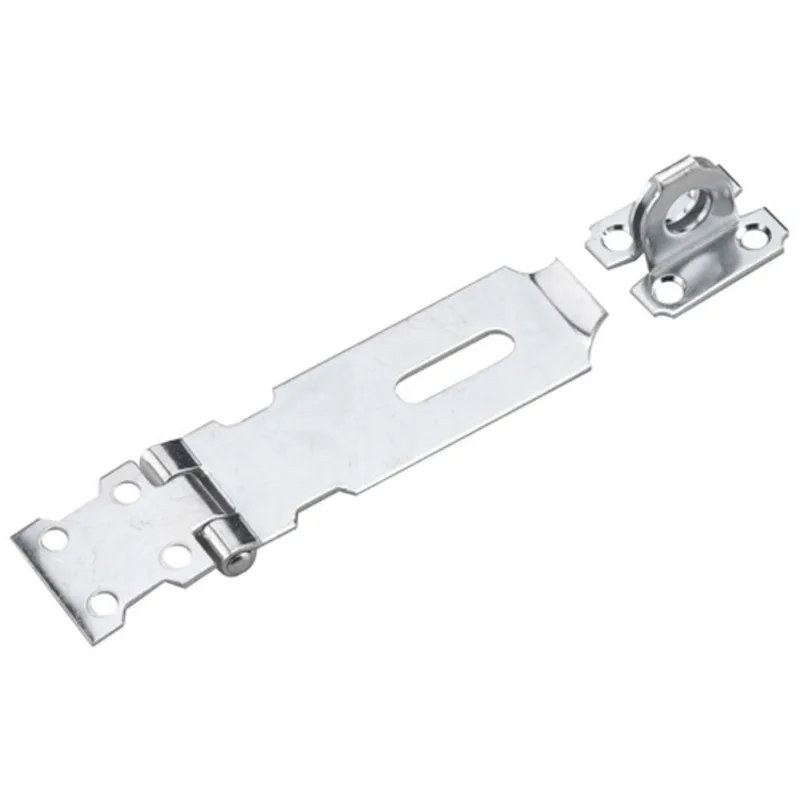 Onward Fixed Staple Hasp - Steel - Zinc - 3 1/2-in L