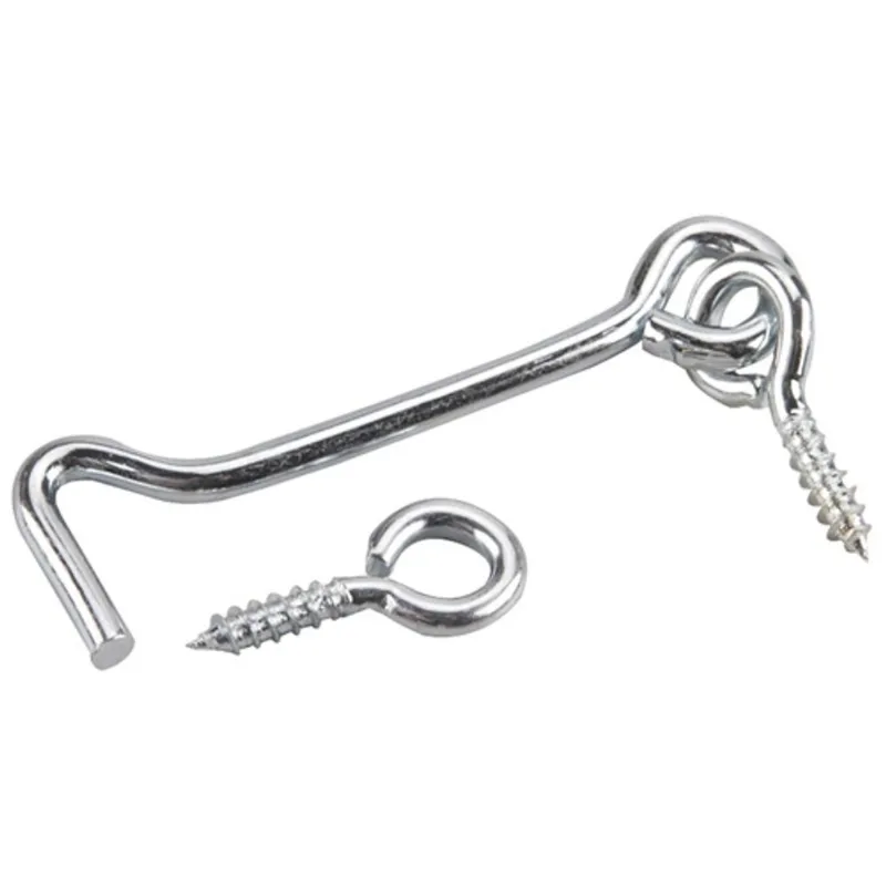 Gate Hook and Eye - 2 1/2" - Pack of 2 - Zinc