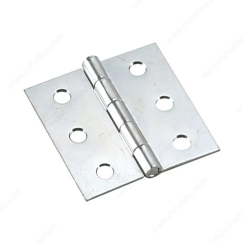 Onward Full Mortise Butt Hinge - 2-in W x 2-in H - Loose Pin - Zinc
