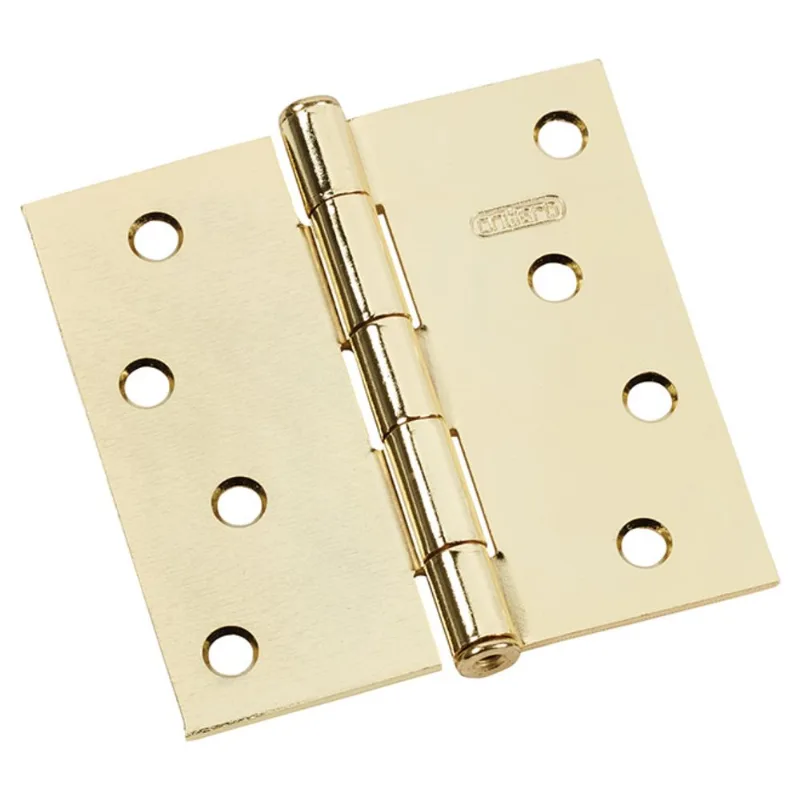 Onward Mortise Butt Hinge - Steel - Square Corner - 4-in - Brass