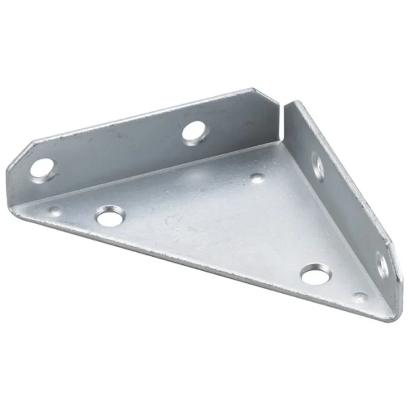 Onward Heavy-Duty Corner Brace - 3-in L x 3-in W - Zinc-Plated - Steel