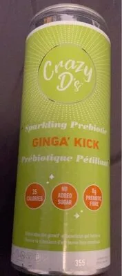 GINGA’ KICK sparkling prebiotic