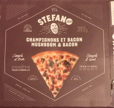 Pizza champignons et bacon