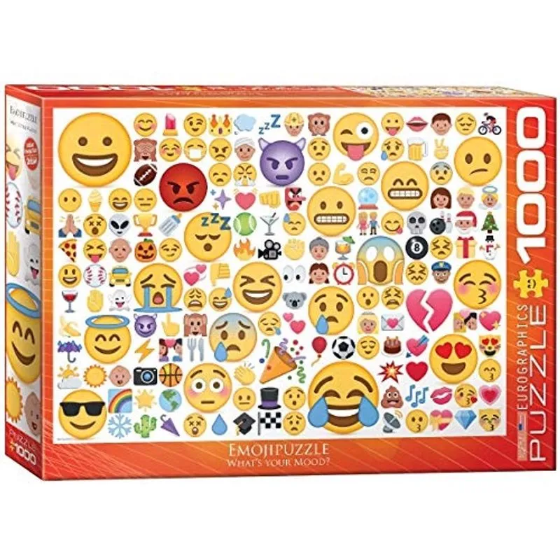 Emoji EuroGráficos Qual é o seu humor? (1000 Peça) Enigma