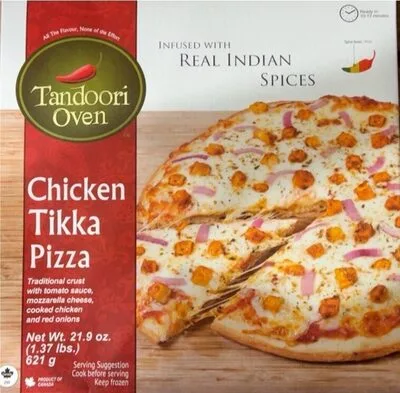 Chicken tikka pizza