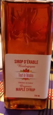 Sirop d'érable biologique
