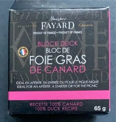 Bloc de foie gras de canard