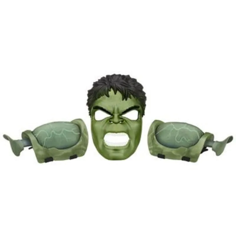 Conjunto Músculos e Máscara Hulk - Os Vingadores