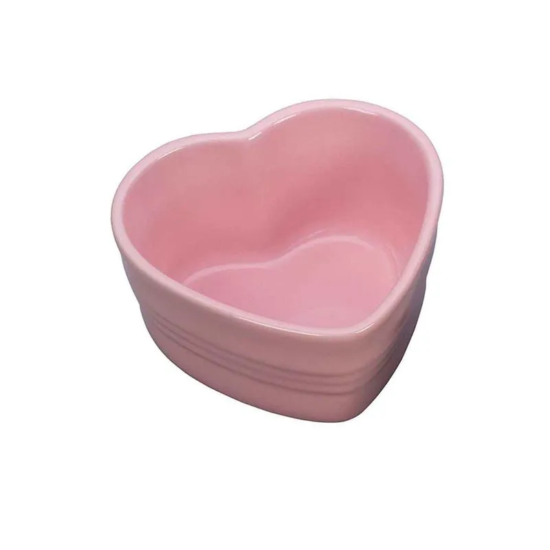 Ramekin Coração Rosa Satin Pink Le Creuset