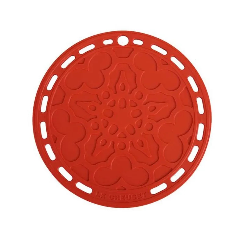 Suporte de Silicone Mandala Vermelho Le Creuset