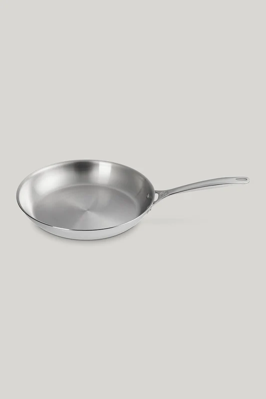 Signature Stainless Steel 3ply Uncoated Shallow Fry Pan 30cm Stainless Steel / 30cm