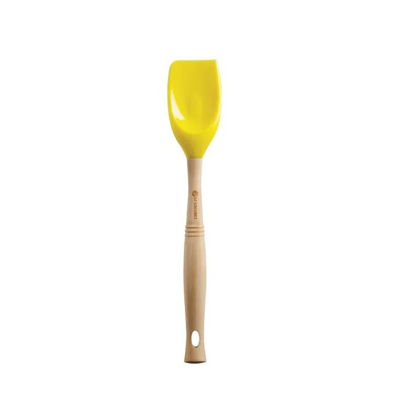 Colher Grande Vênus Silicone Pro Amarelo Soleil Le Creuset