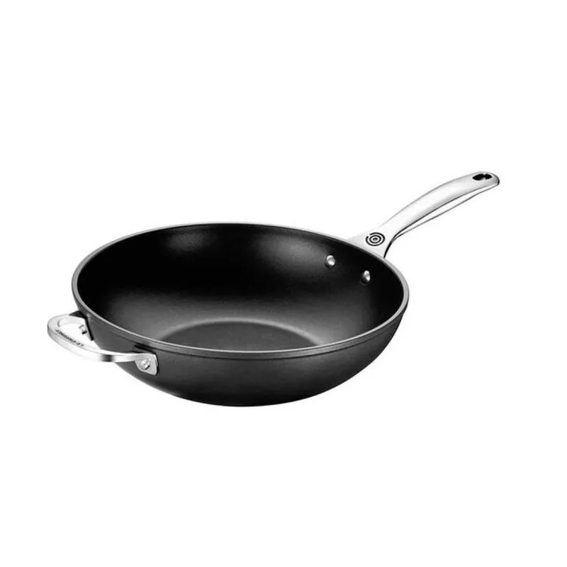 Wok Le Creuset 30cm C/alça Toughened Non-stick Única 51104300012300