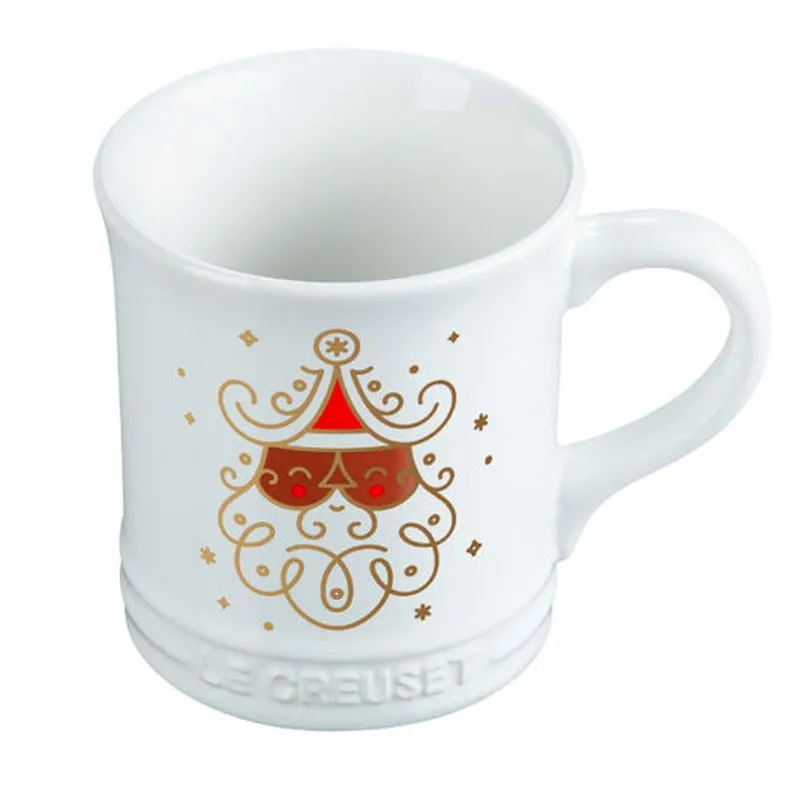 Caneca Seattle Noel II 400 ml Branco White Le Creuset