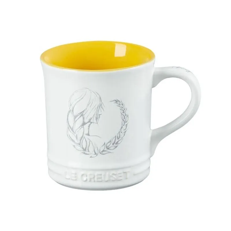 Caneca le creuset zodíaco seattle 400ML virgem branco/amarelo néctar 80317400103399
