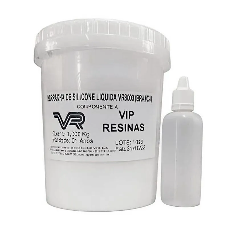 Borracha de Silicone Branca Líquida Molde Forma VR8000