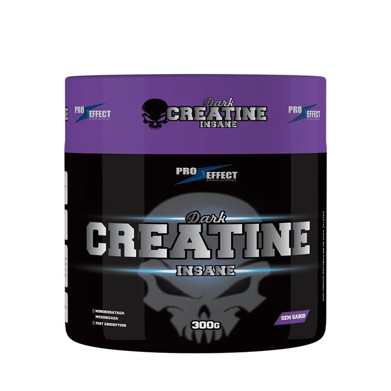 Creatina Monohidratada Dark Insane 300g - Pro Effect