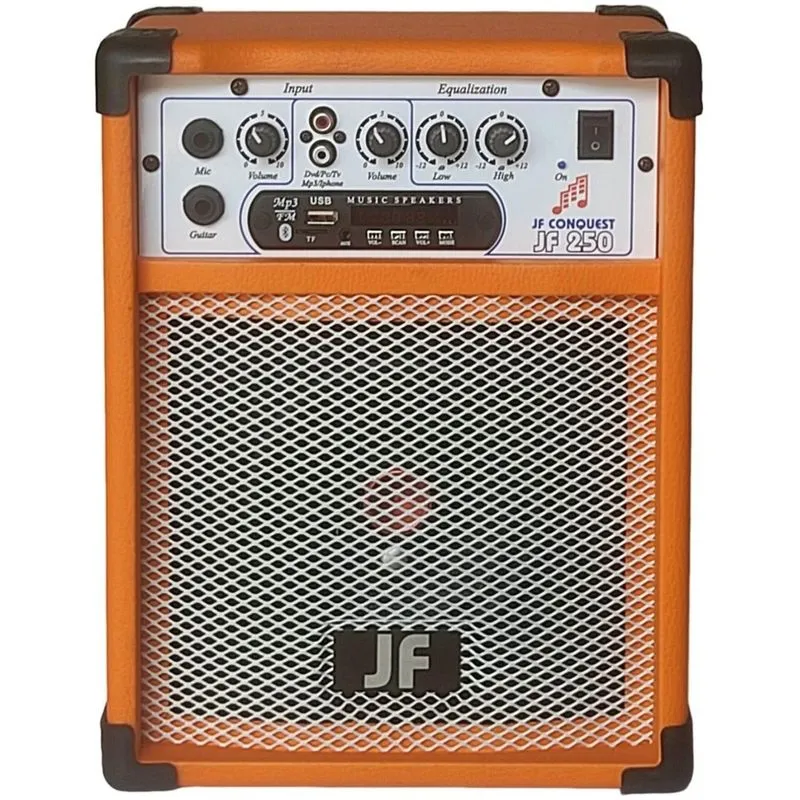 Caixa De Som Amplificada Violão Guitarra Mic Bluet 6 Pol 30W