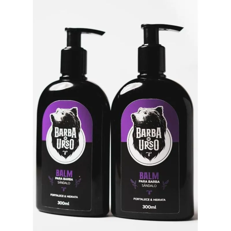 Kit 2 Balm Hidratante 300ml Sândalo