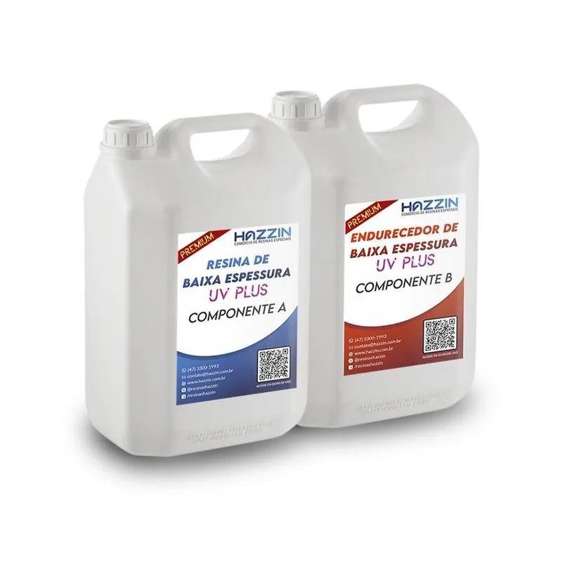 Resina Epóxi Baixa Espessura Baixa Viscosidade Uv 7,5kg