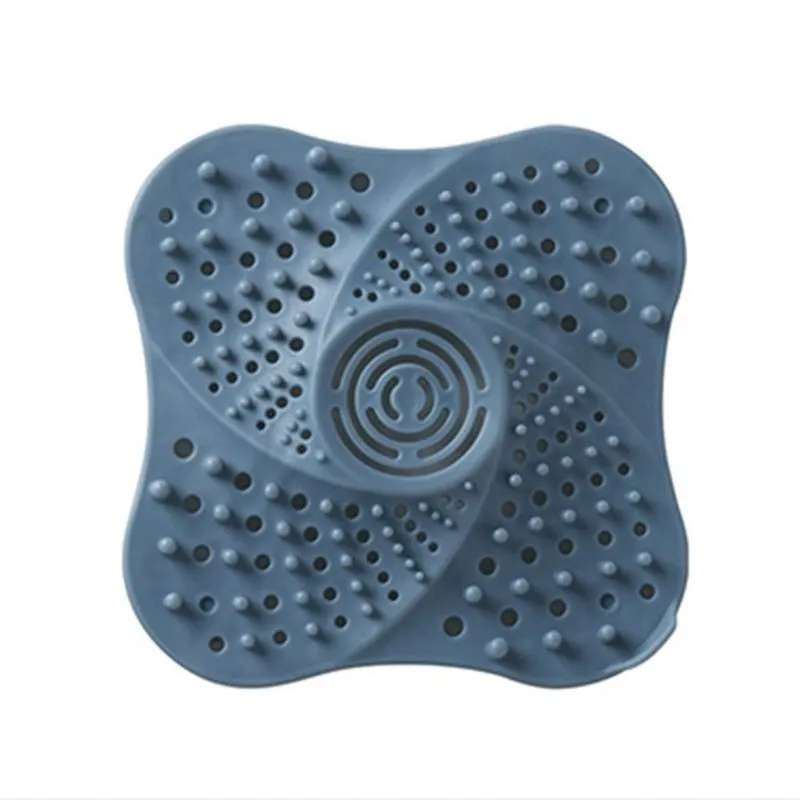 Protetor De Ralo De Silicone Evite Entupimentos - Azul