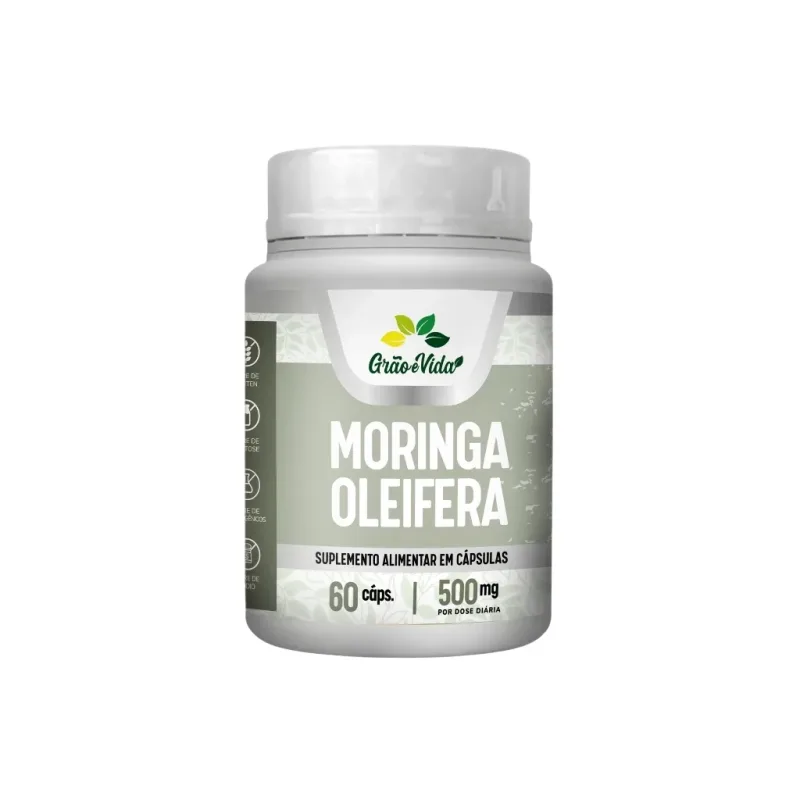 MORINGA OLEIFERA 60 CAPS 500 MG (GRAO E VIDA)