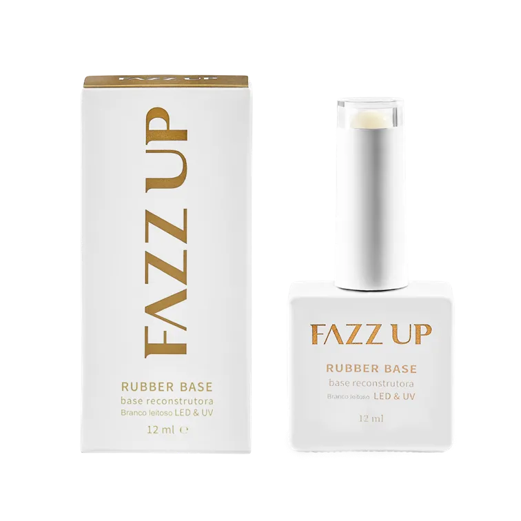 Base Rubber Gel Branco Leitoso 12ml Fazz Up