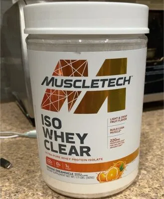 Iso Whey Clear Orange Dreamsicle