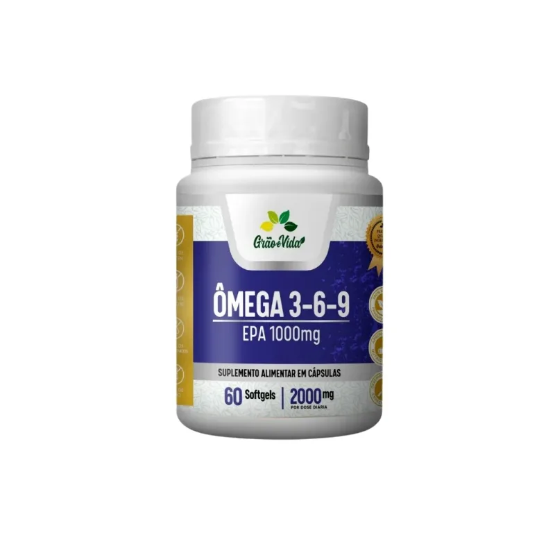 OMEGA 3-6-9 60 SOFT 2000MG (GRAO E VIDA)