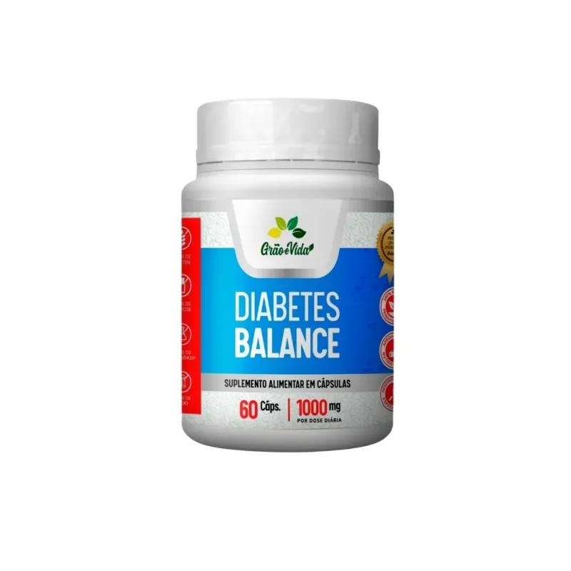 DIABETES BALANCE 60 CAPS 1000MG (GRAO E VIDA)