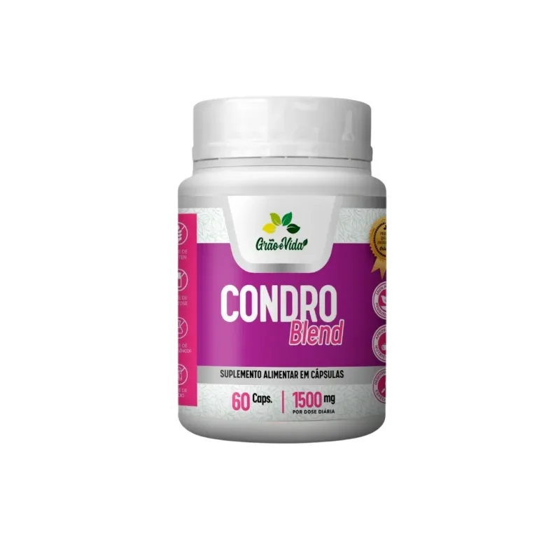 CONDRO BLEND 60 CAPS 1500MG (GRAO E VIDA)
