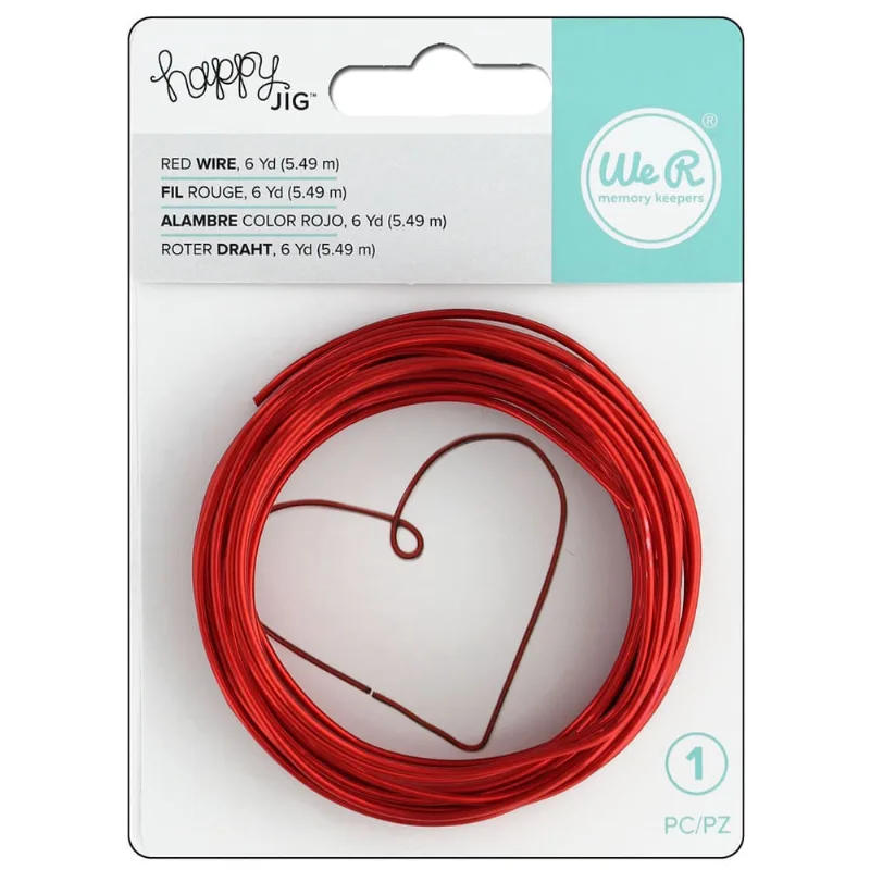 Arame para Ferramenta Happy Jig Color Wire Red Wer Memory Keepers 660276