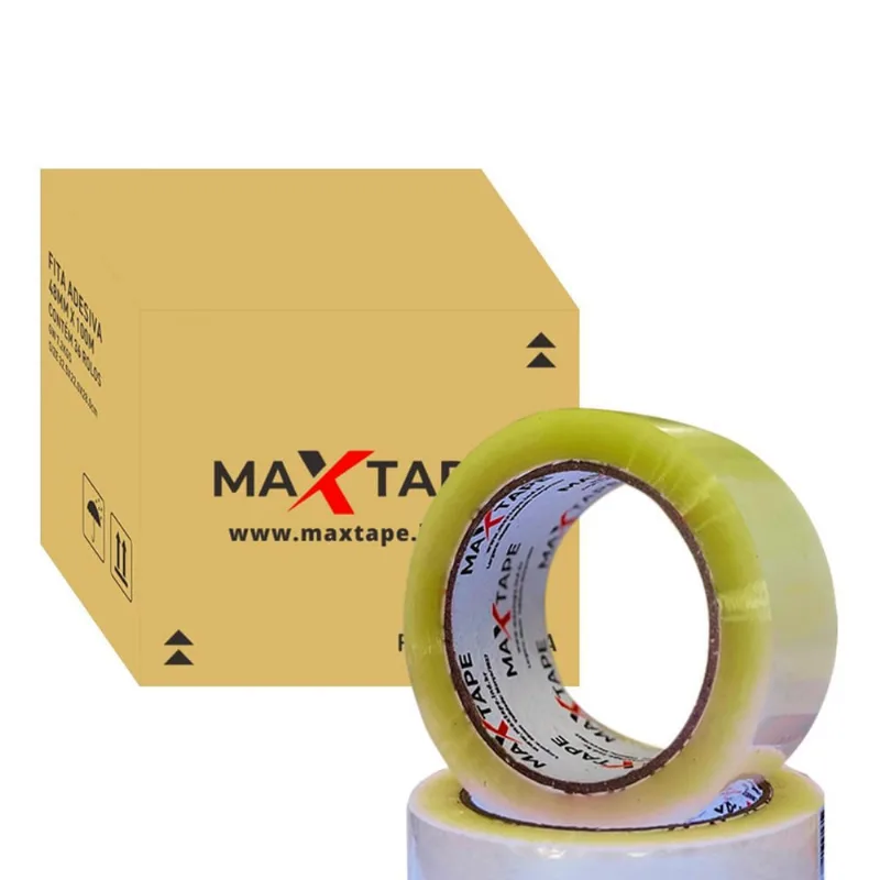 Fita Adesiva Durex 48Mm X 100 Metros Caixa 36 Un - Maxtape