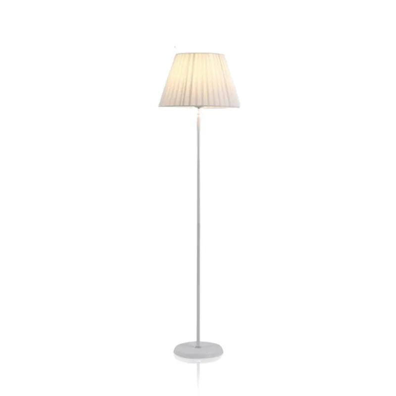 Luminária Chão Cúpula Trapezio Branca
