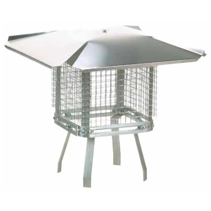 Imperial Chimney Cap Universal Fit in Aluminum from 6-in to 12-in