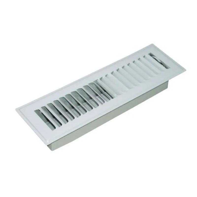 Franell Adjustable Floor Register - Grey - 2 1/4-in W x 10-in L