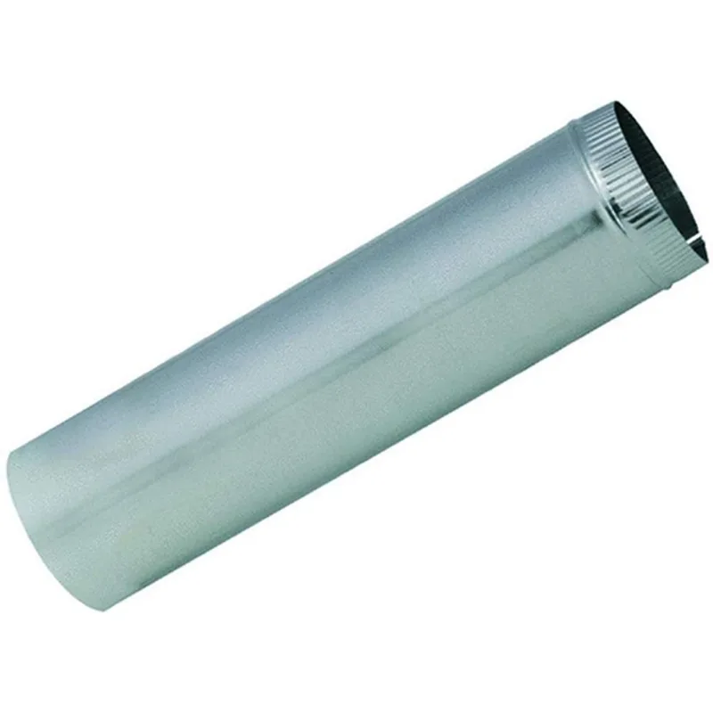 Imperial Round Pipe - 3-in x 60-in - 30-Gauge Galvanized Steel