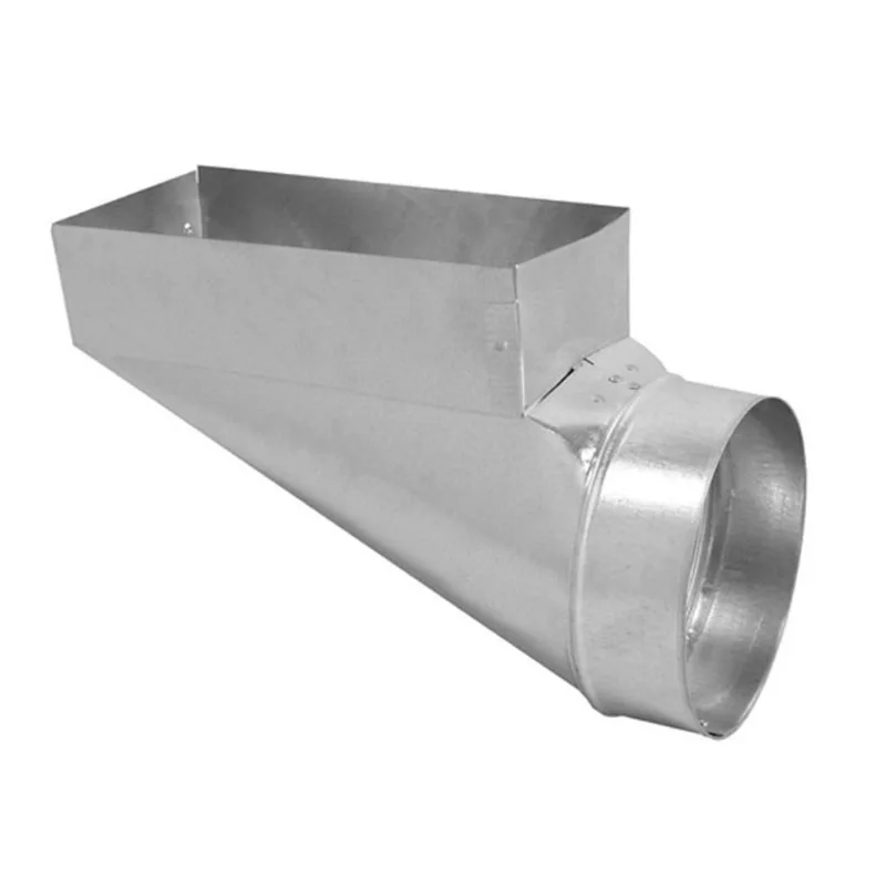 Imperial Galvanized End Boot - 4-in x 10-in x 4-in - Steel