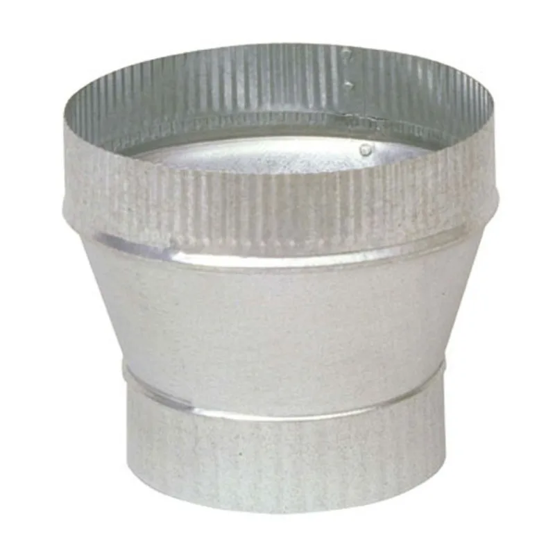 Imperial Pipe Increaser - 6-in to 7-in - Galvanized Steel - 28-Gauge