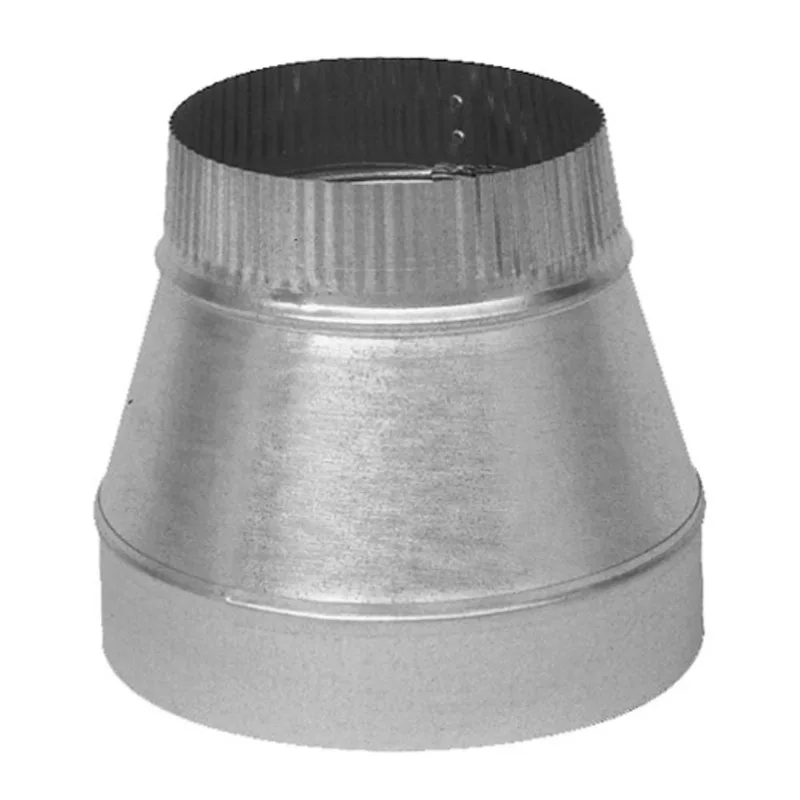Imperial 7-in to 6-in Diameter Galvanized Steel Reducer