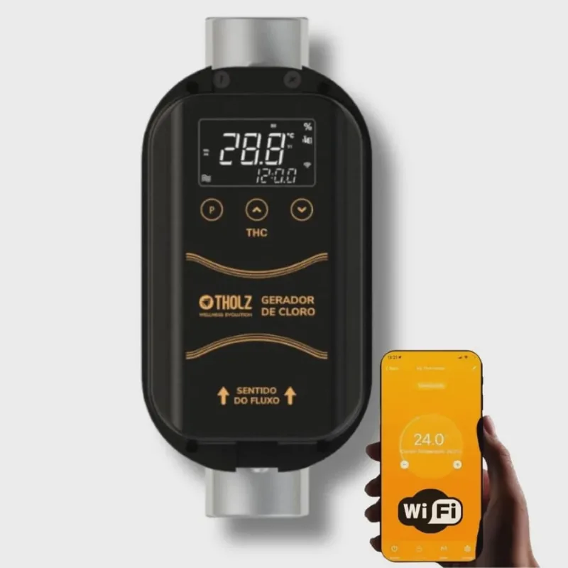 Gerador de Cloro THC80 p/ Piscinas até 80.000 litros - Tholz
